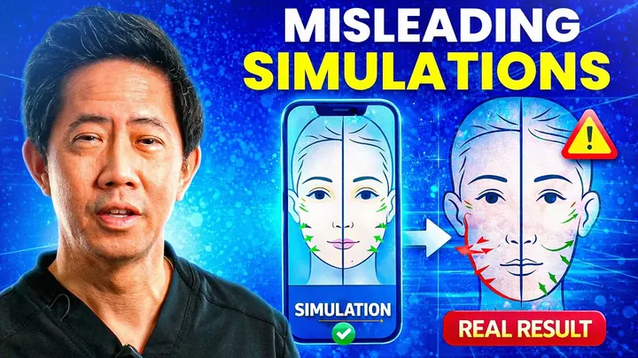 YouTube thumbnail: Misleading simulations